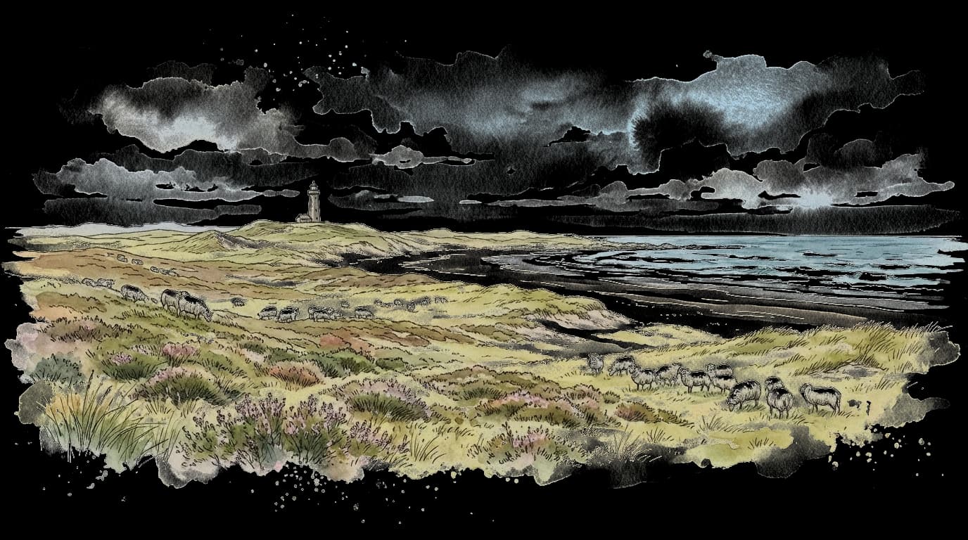 Landscape illustration of Rogaland