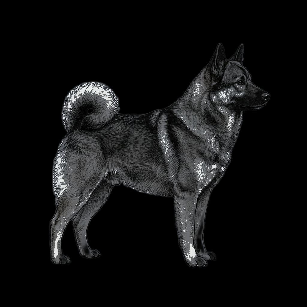 Norwegian Black Elkhound